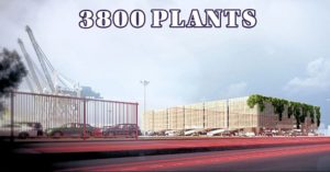 World’s Largest Vertical Garden Goes up at Ports of Auckland